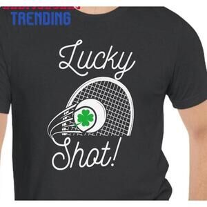 Tennis Lucky Shot St Patricks Day Unisex Jersey Short Sleeve Tee Classic